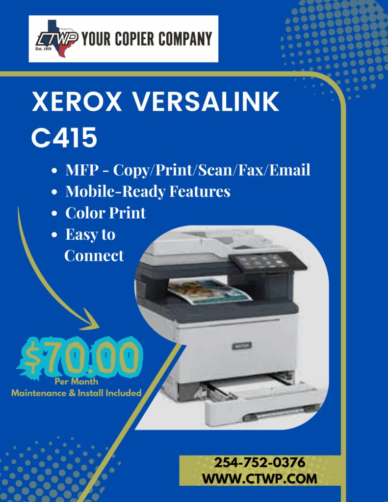 CTWP Your Copier Company Xerox Versalink c415 Special